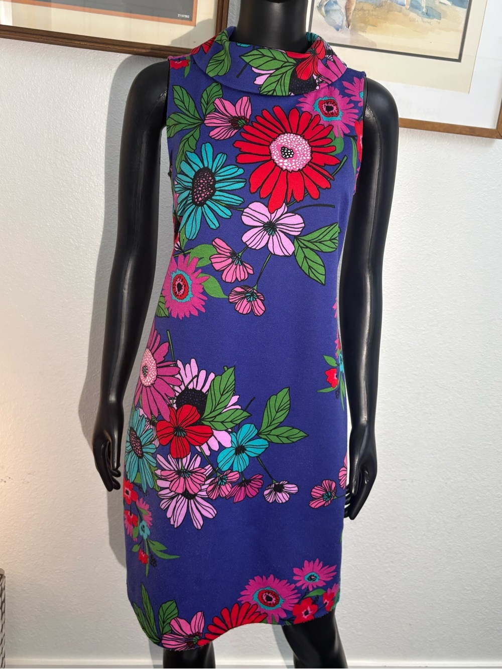 Trina Turk "Tenderness" Floral Shift Dress.